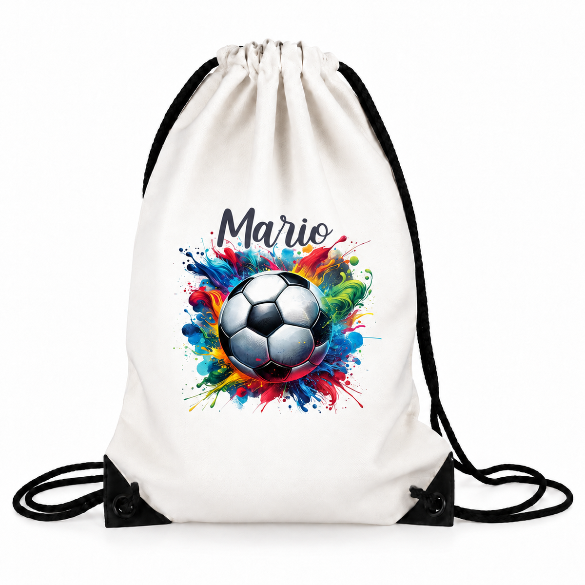 MUCKKI-PRO:f3048049dd63c743508ebab8991727ea54bf7eeeba3d9493aaf946fe41b1b034:Turnbeutel Fußball 12 mit Wunschname personalisiert – 36 × 43 cm