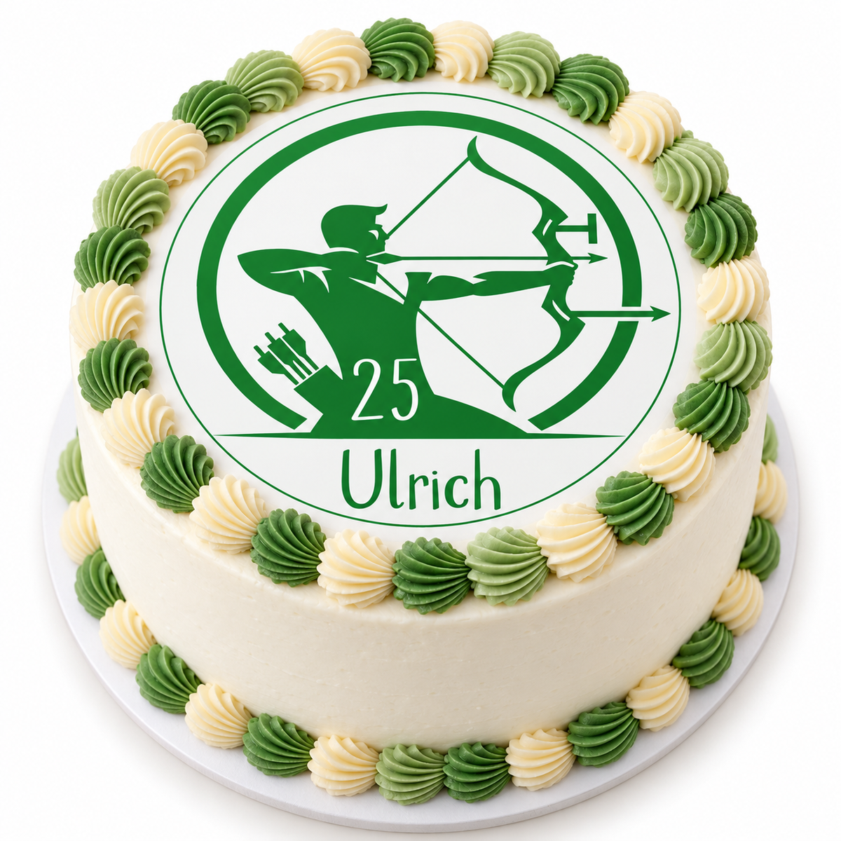 MUCKKI-PRO:bb7de8367850fb4cde0cf8d9f2025009a43ed55a83ec02aa3ce6ea9c08309a11:Tortenaufleger Geburtstag Archer 1 Name & Zahl (20cm) Fondant Papier