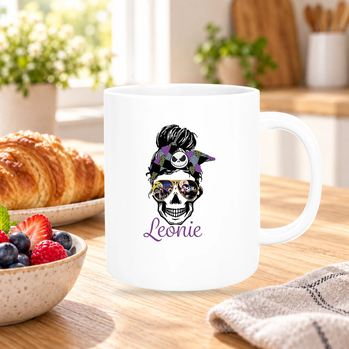 Tasse Wunschname Weihnachten Nightmare before Christmas 8 Keramik versch. Farben