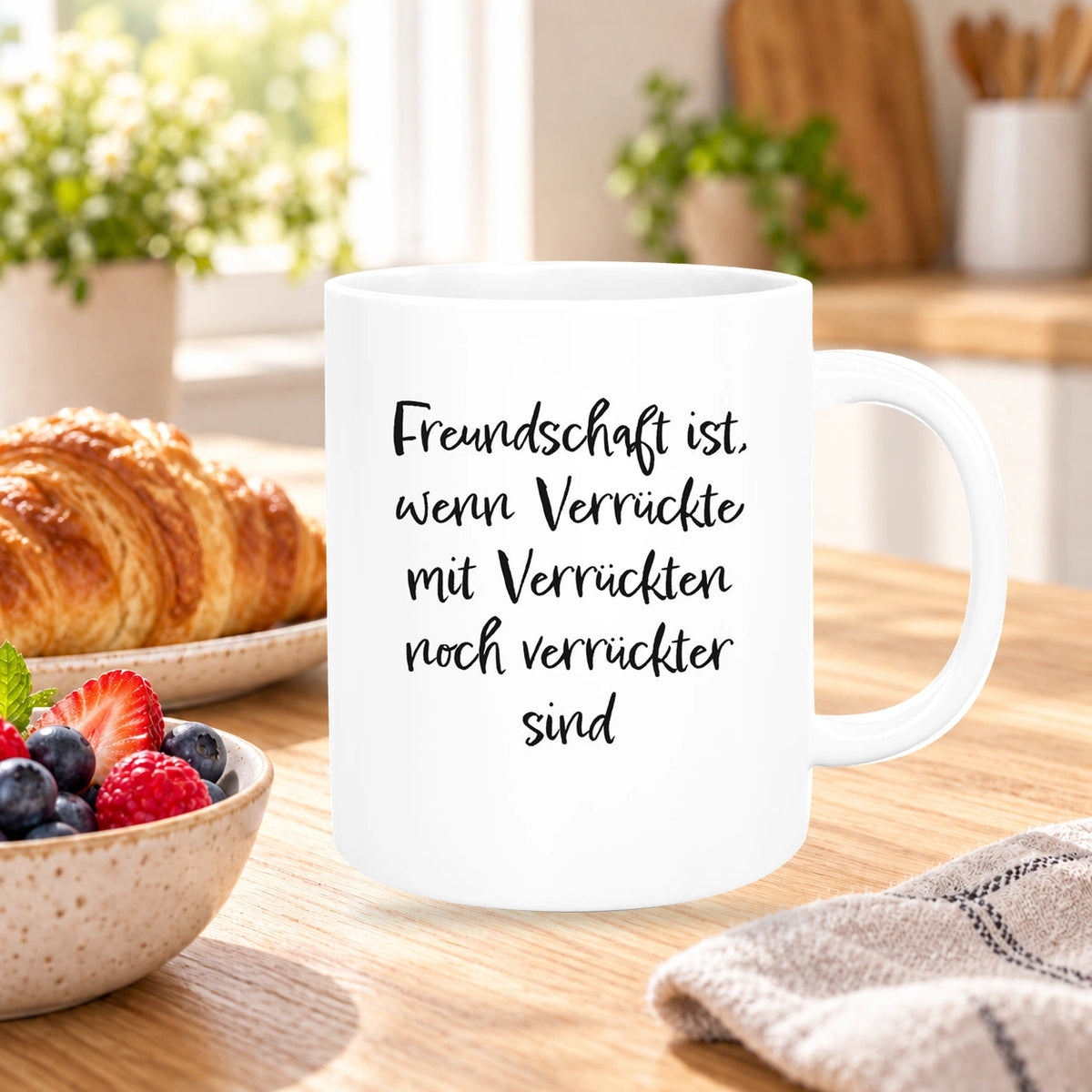 MUCKKI-PRO:9b814486bcd4c0acc0e6c0a6c89da6f92de02c5fce8ae4f1800e36cba021ba2e:Tasse Freundschaft Liebe Sprüche 1 Keramik versch. Farben