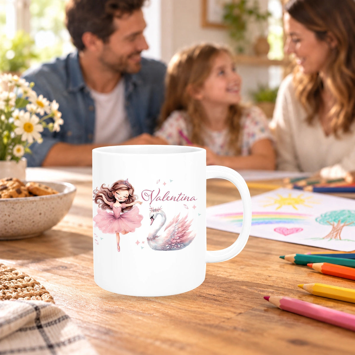 MUCKKI-PRO:a76af0ac7b9c96fa184d26f4cc82f15896179ccba91b892f94496ee49d0b5e0a:Tasse Ballerina 2 Wunschname Keramik Kinderbecher personalisiert versch. Farben