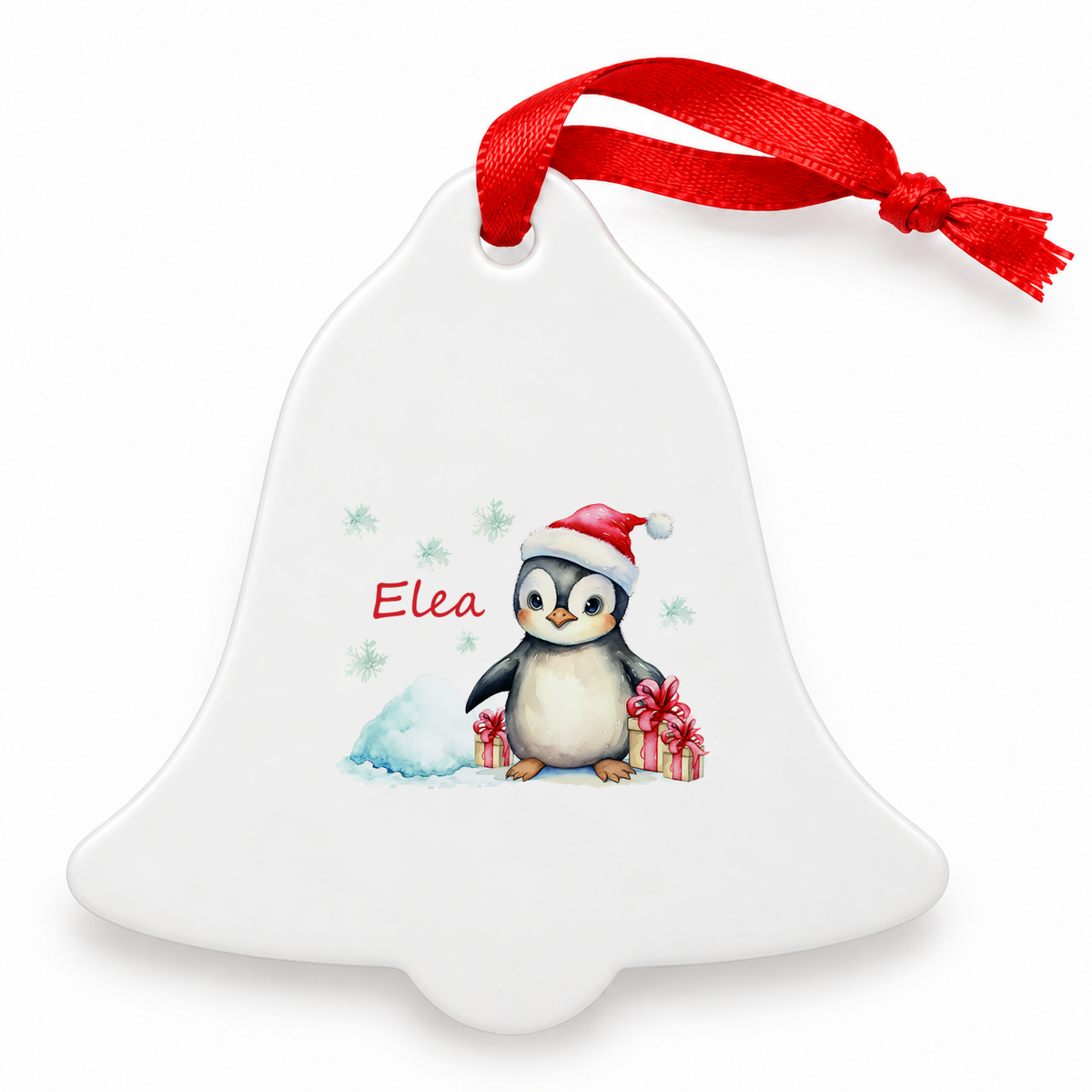 MUCKKI-PRO:6ab52f0ac88ac6c9067ab6070e92a488c2cf8584d7fc786e17ea5ee03e5c0b04:Weihnachtsanhänger personalisiert Pinguin – mein erstes Weihnachten mit Wunschnamen – Rund, Stern, Herz oder Glocke