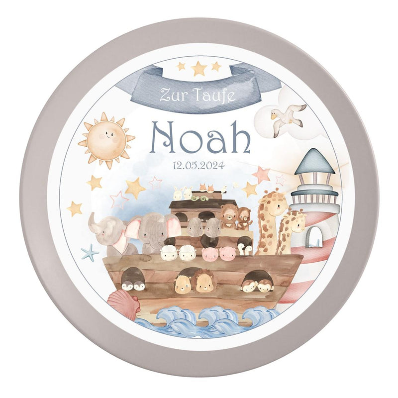 Tortenaufleger Taufe Arche-Noah 1 Name & Datum (20cm)