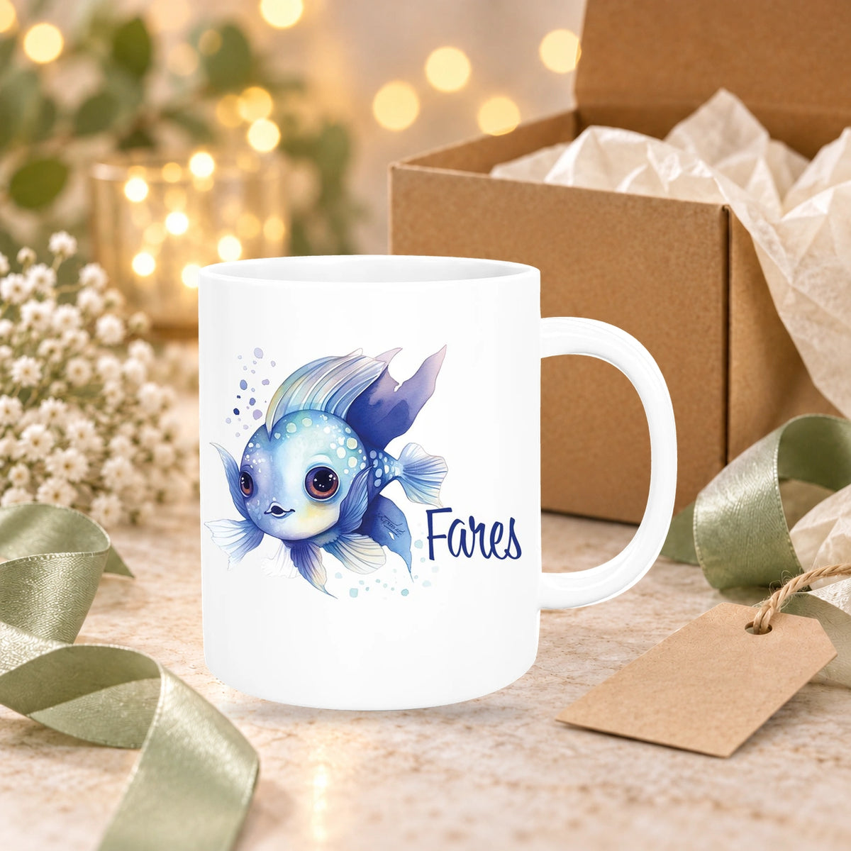 MUCKKI-PRO:b0fb9dc3075af7dbff1fe4e5c160370b14d19040c934d5220680dcc66ddca1ed:Tasse Wunschname Meerestiere-Fisch 2 Keramik Kinderbecher versch. Farben
