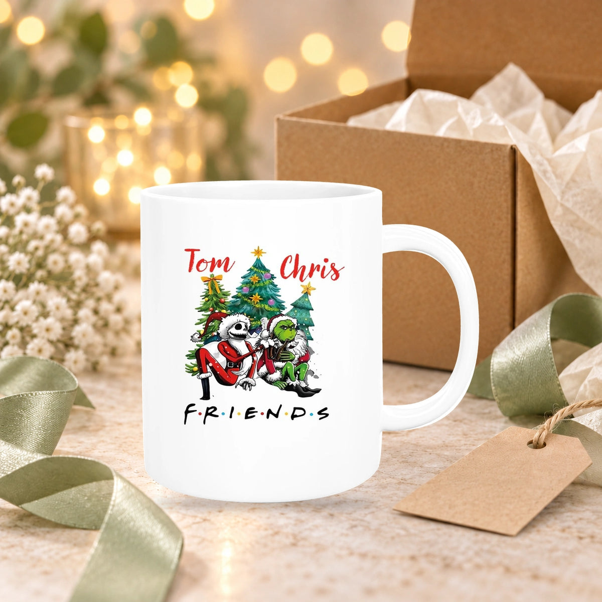MUCKKI-PRO:ba45a2ee1974a480db05f033ae74f8fb0a29ba3f84757fb7149a7f67d1e45717:Tasse Wunschname Weihnachten Grinch Jack 6 Keramik versch. Farben