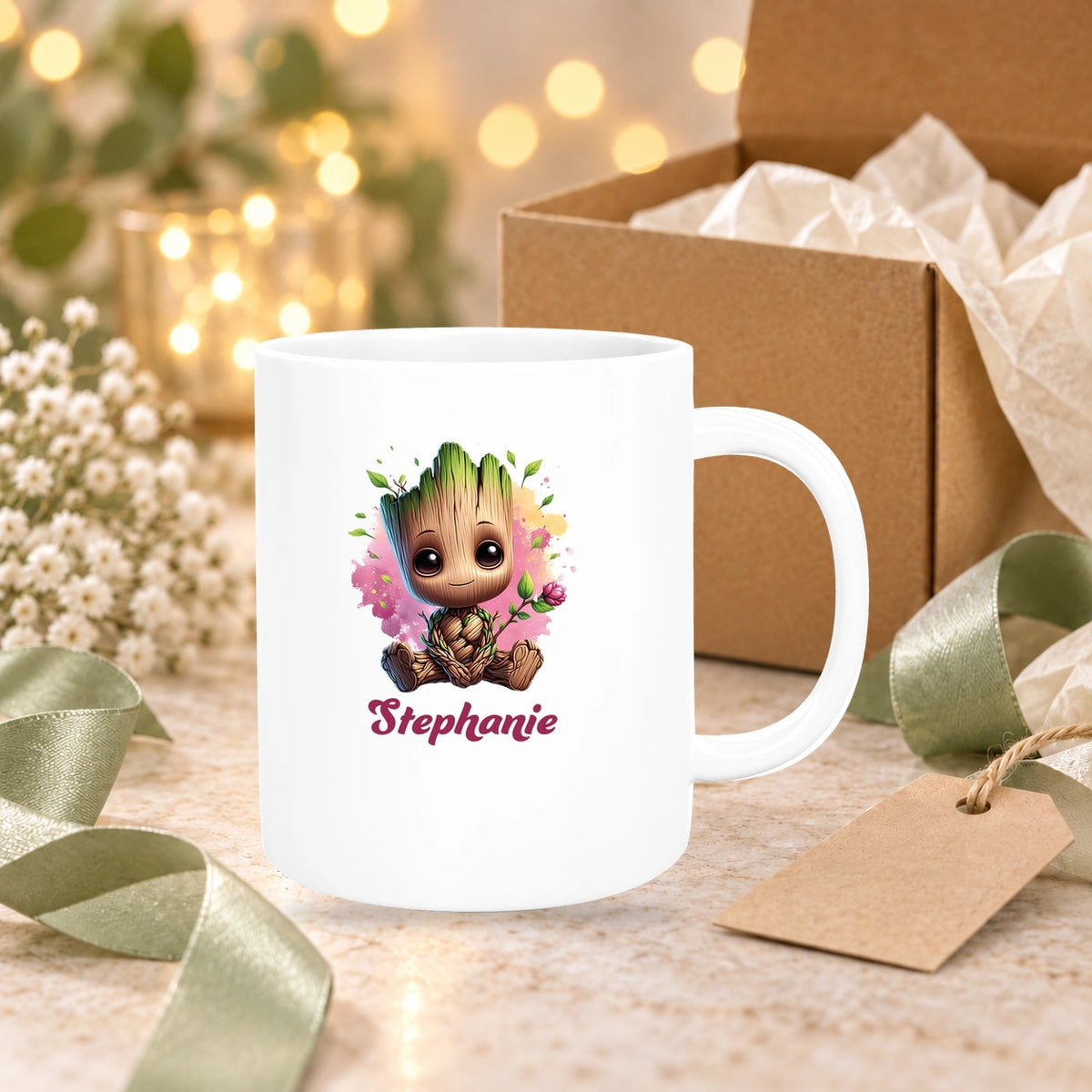 MUCKKI-PRO:aef2f947f3a68ea1bbd002d8aaaeeee47a15d8b19240bbba3bcf4e6f0213741e:Tasse Baby-Groot 3 Wunschname Keramik Kinderbecher personalisiert versch. Farben
