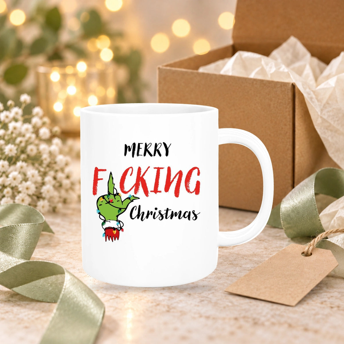 Tasse Wunschname Weihnachten Grinch 7 Keramik Kinderbecher versch. Farben
