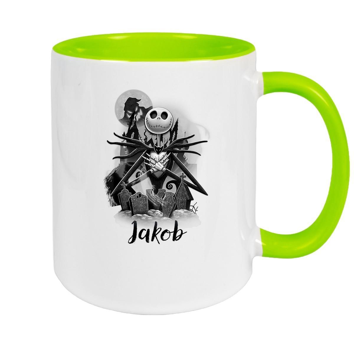 Tasse Wunschname Weihnachten Nightmare before Christmas 4 Keramik Becher versch. Farben