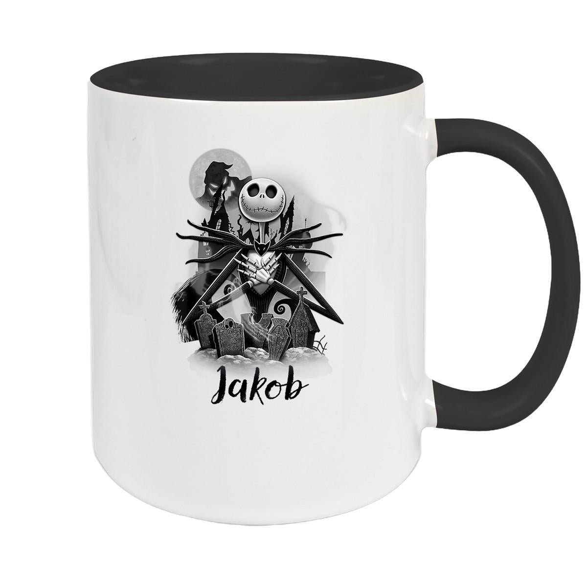 Tasse Wunschname Weihnachten Nightmare before Christmas 4 Keramik Becher versch. Farben