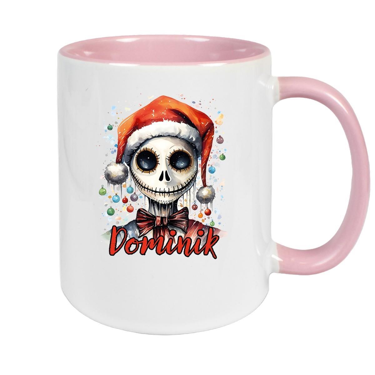 Tasse Wunschname Weihnachten Nightmare before Christmas 6 Keramik Becher versch. Farben
