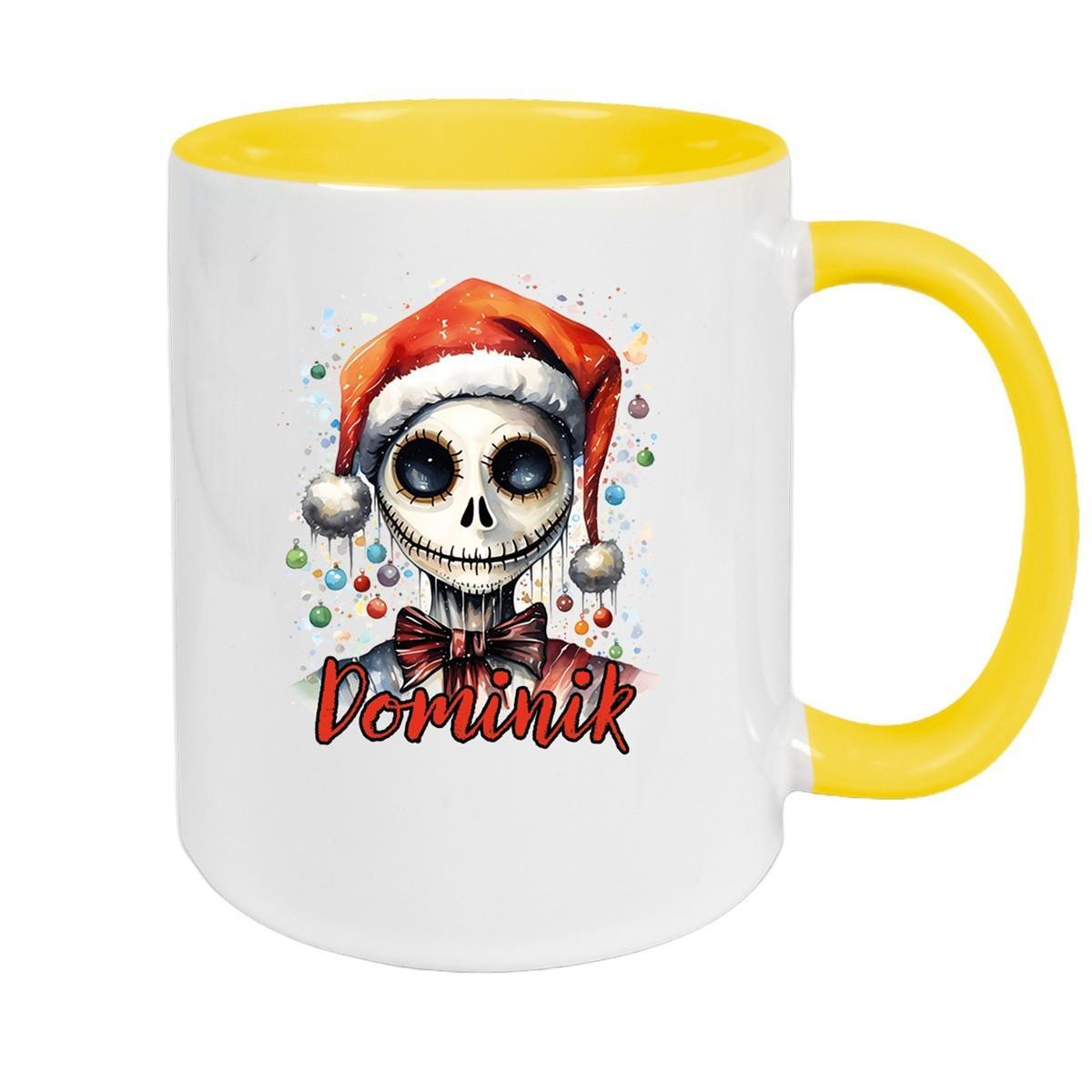 Tasse Wunschname Weihnachten Nightmare before Christmas 6 Keramik Becher versch. Farben