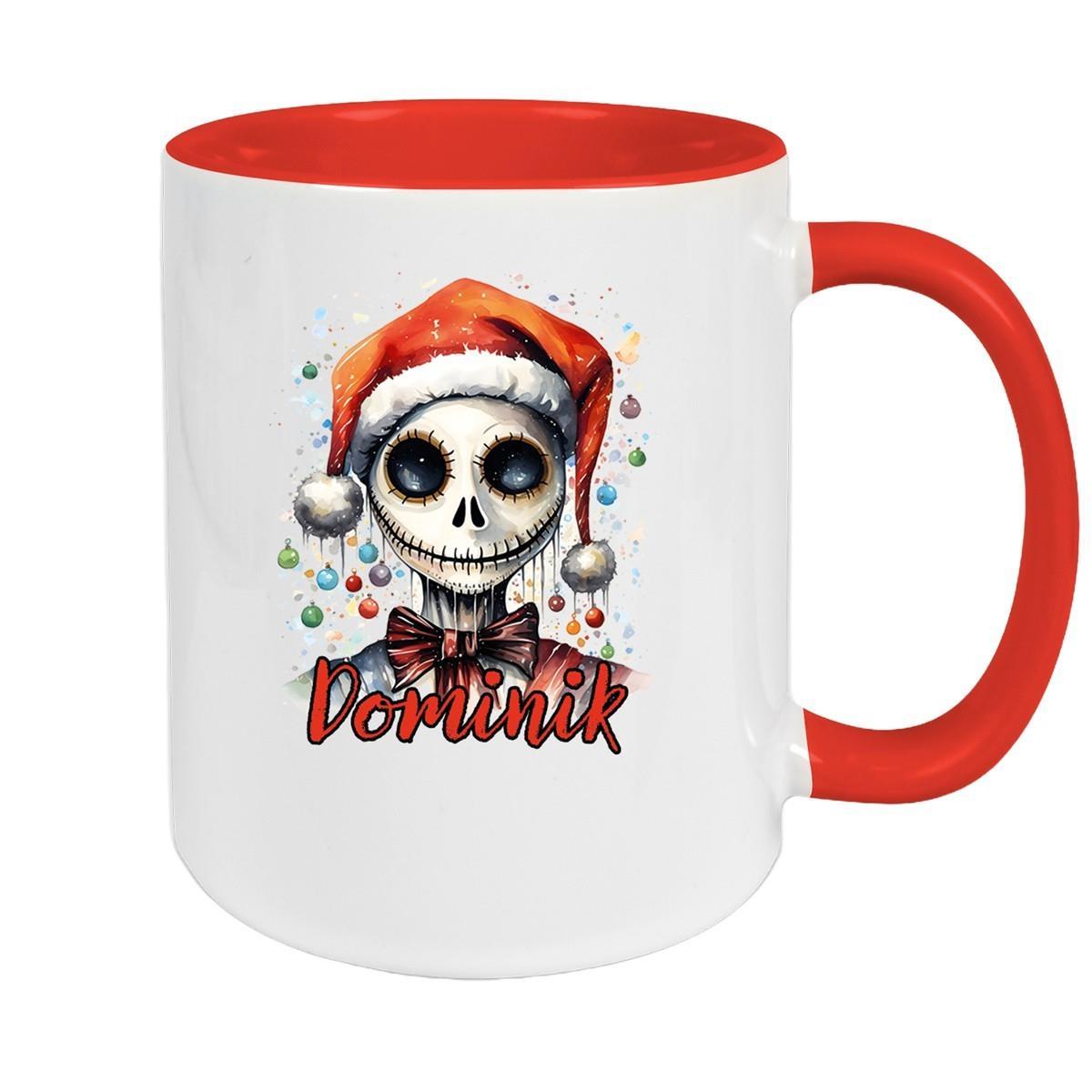 Tasse Wunschname Weihnachten Nightmare before Christmas 6 Keramik Becher versch. Farben