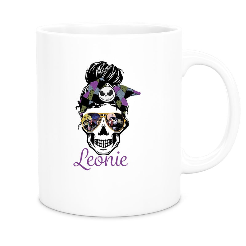 Tasse Wunschname Weihnachten Nightmare before Christmas 8 Keramik Becher versch. Farben