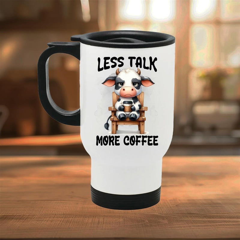 Edelstahl-Thermobecher mit Deckel Moore-Coffee 2 weiß