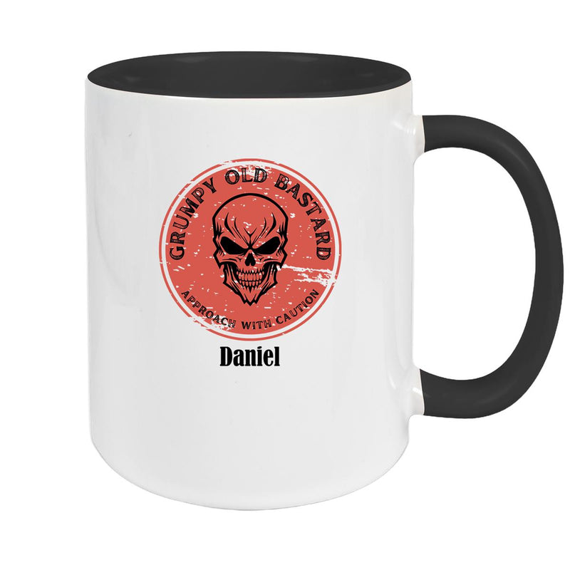 Tasse Wunschname Grumpy Old Bastard Keramik versch. Farben