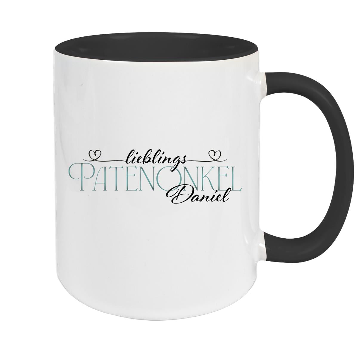 Tasse Wunschname Lieblings-Patenonkel 1 personalisiert Keramik Becher versch. Farben