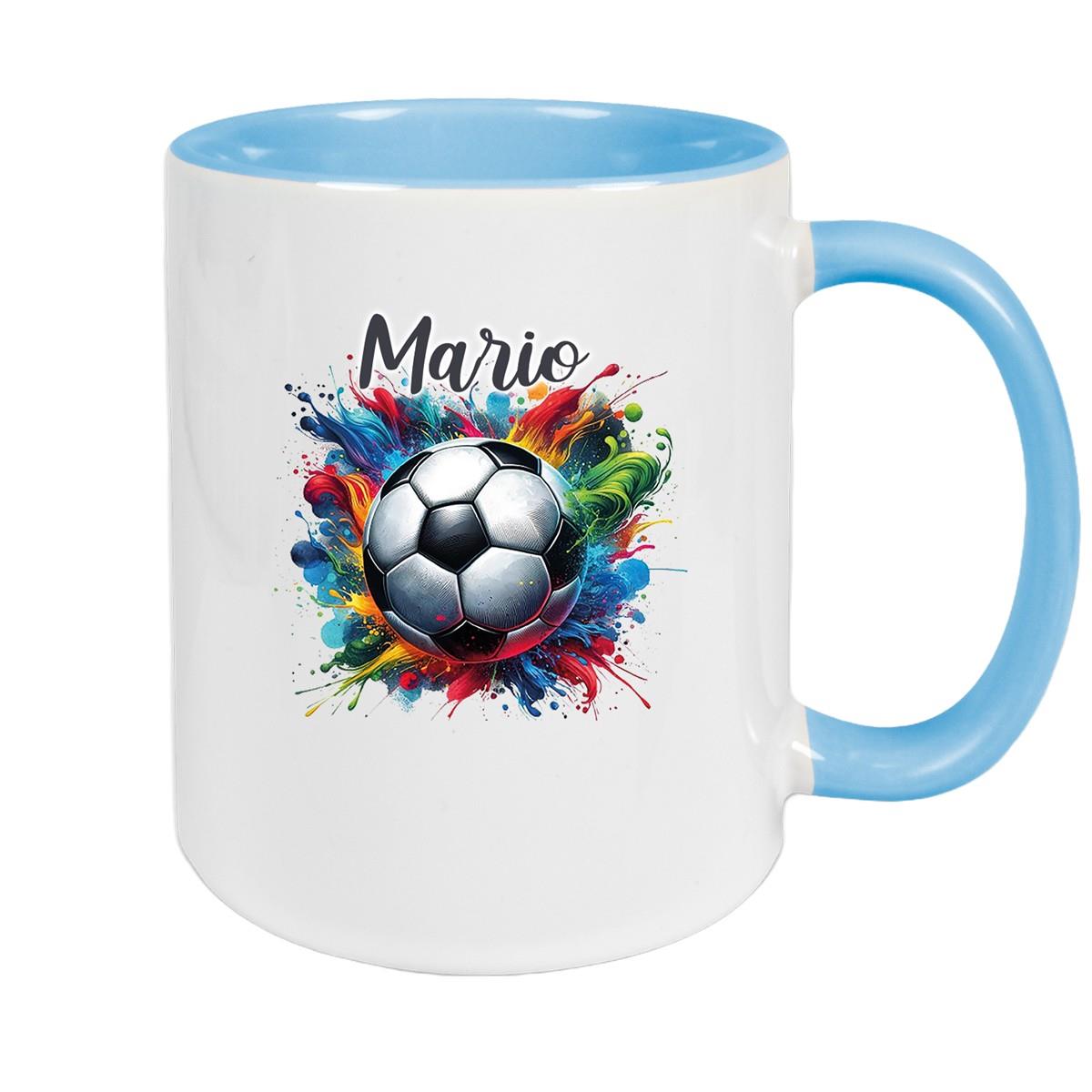 Personalized Football Mug with Desired Name 12 Ceramic Kids Mug various colors