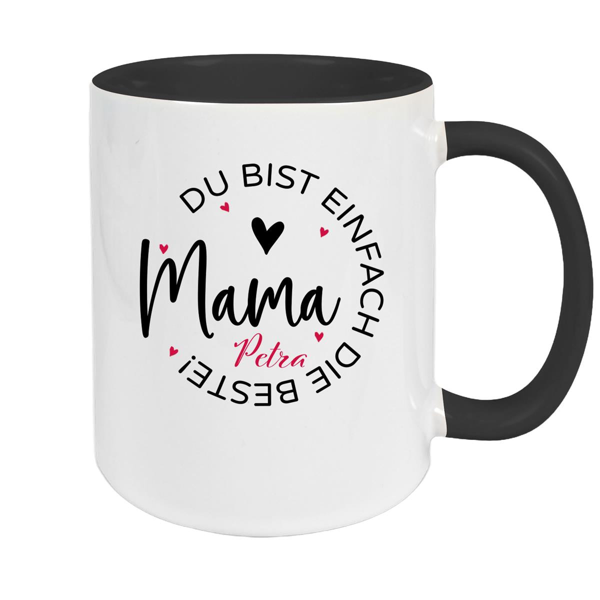 Tasse Muttertag 13 Wunschnamen Keramik Personalisiert versch. Farben