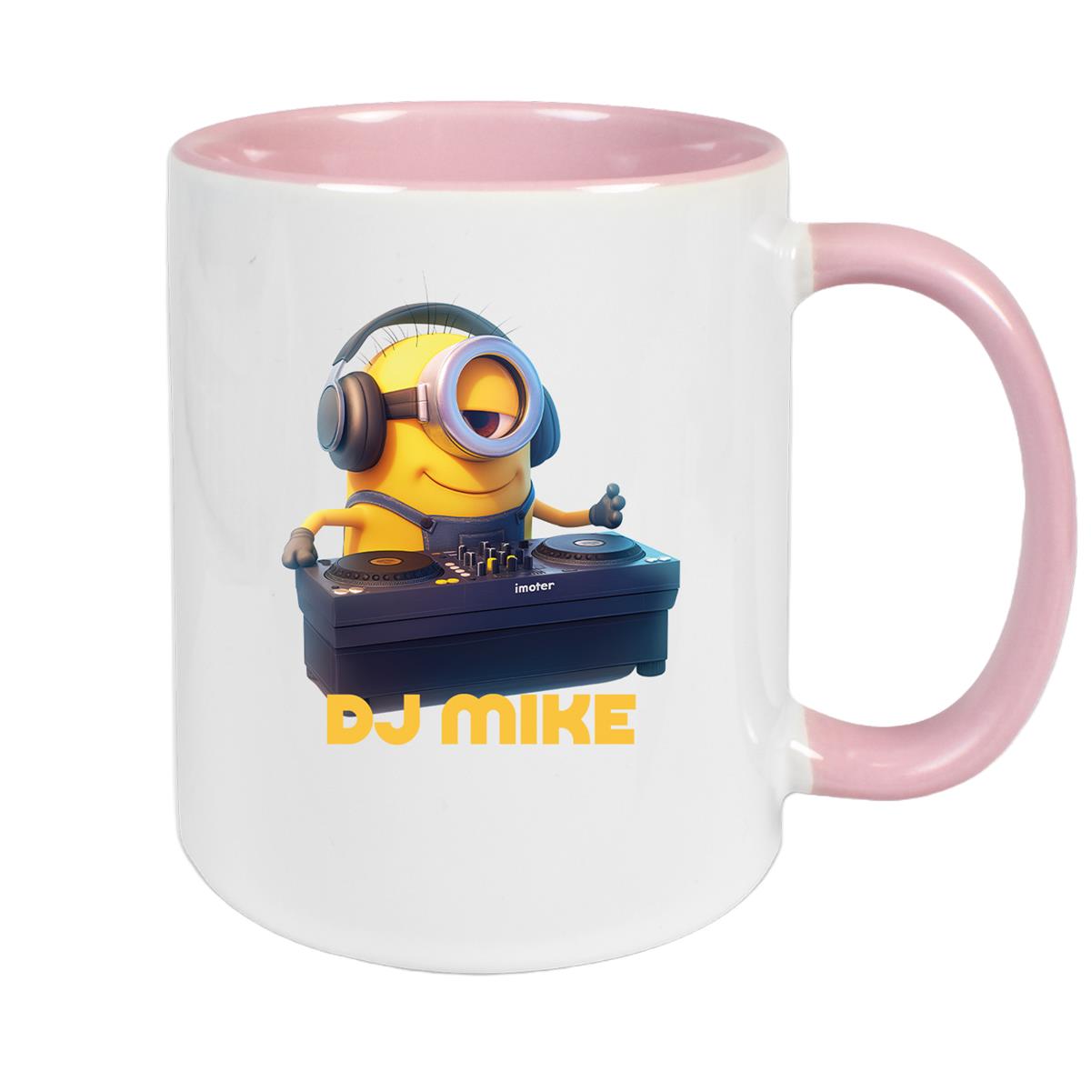Tasse Minions Kinder Minion 9 DJ Wunschname Keramik Kinderbecher personalisiert versch. Farben