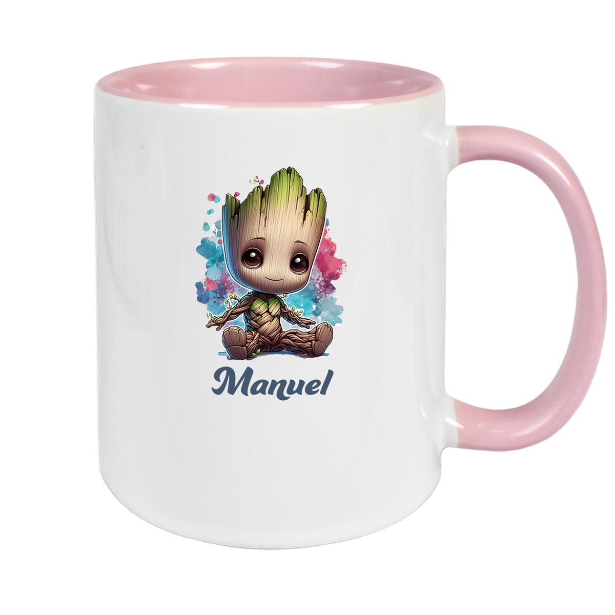Tasse Baby-Groot 1 Wunschname Keramik Kinderbecher personalisiert versch. Farben