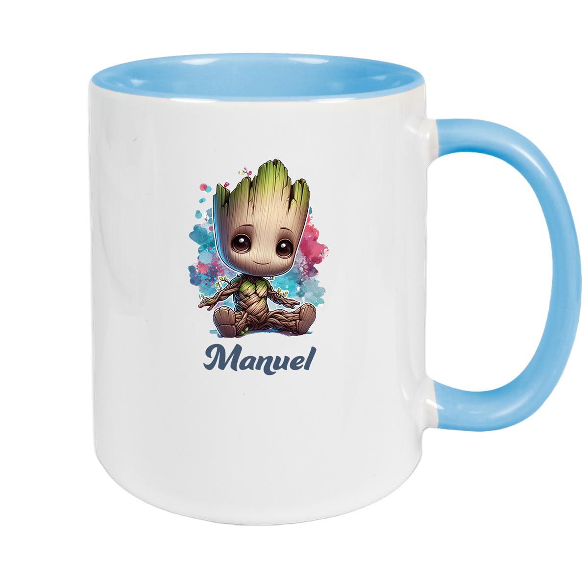 Tasse Baby-Groot 1 Wunschname Keramik Kinderbecher personalisiert versch. Farben