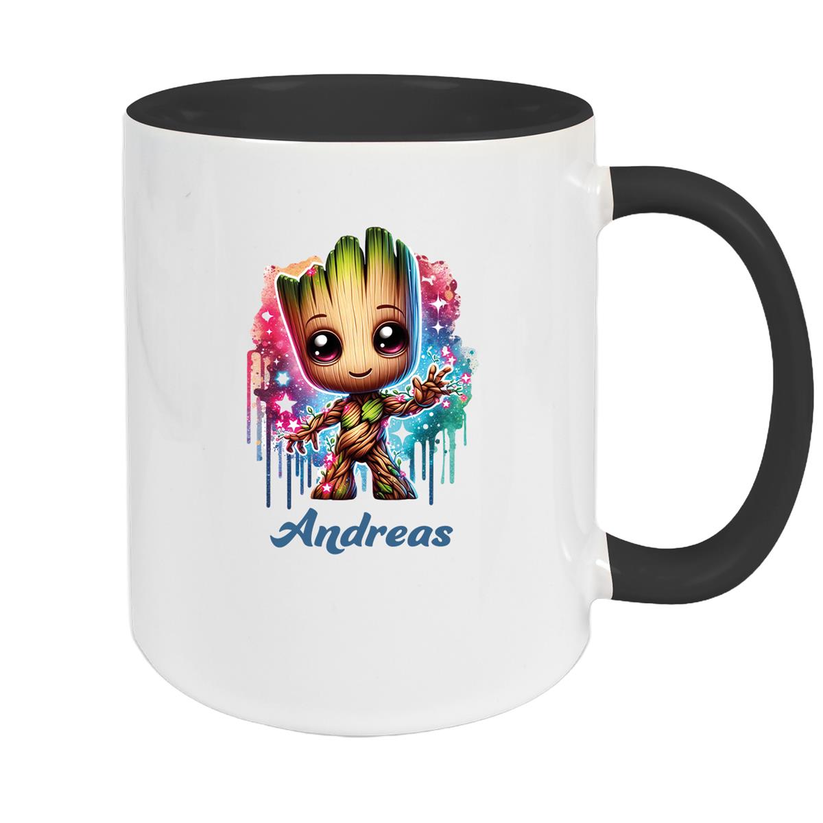 Tasse Baby-Groot 2 Wunschname Keramik Kinderbecher personalisiert versch. Farben