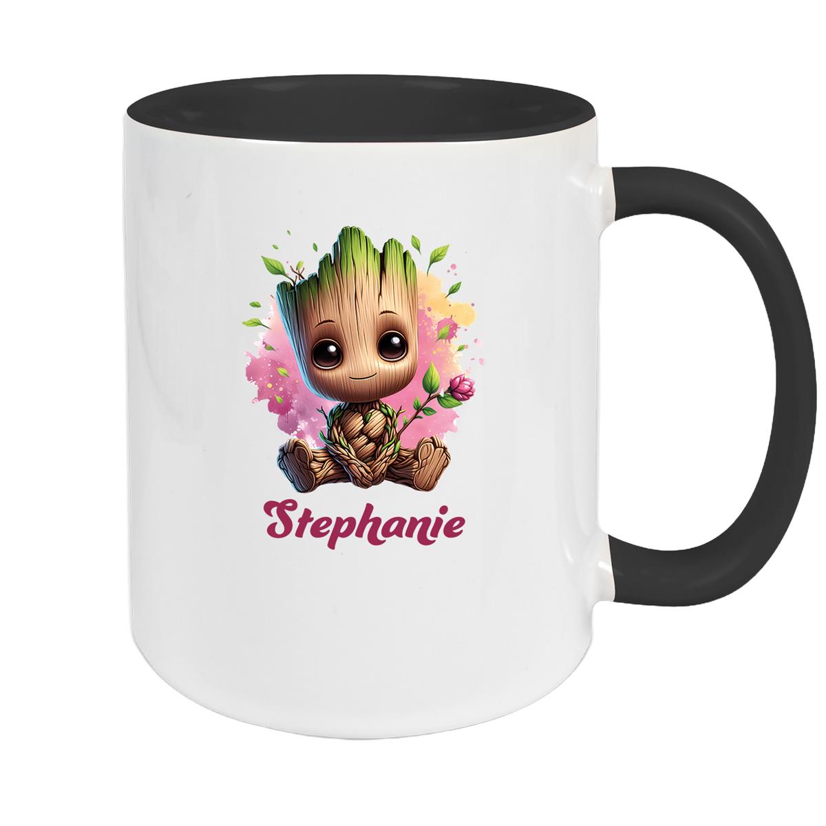 Tasse Baby-Groot 3 Wunschname Keramik Kinderbecher personalisiert versch. Farben