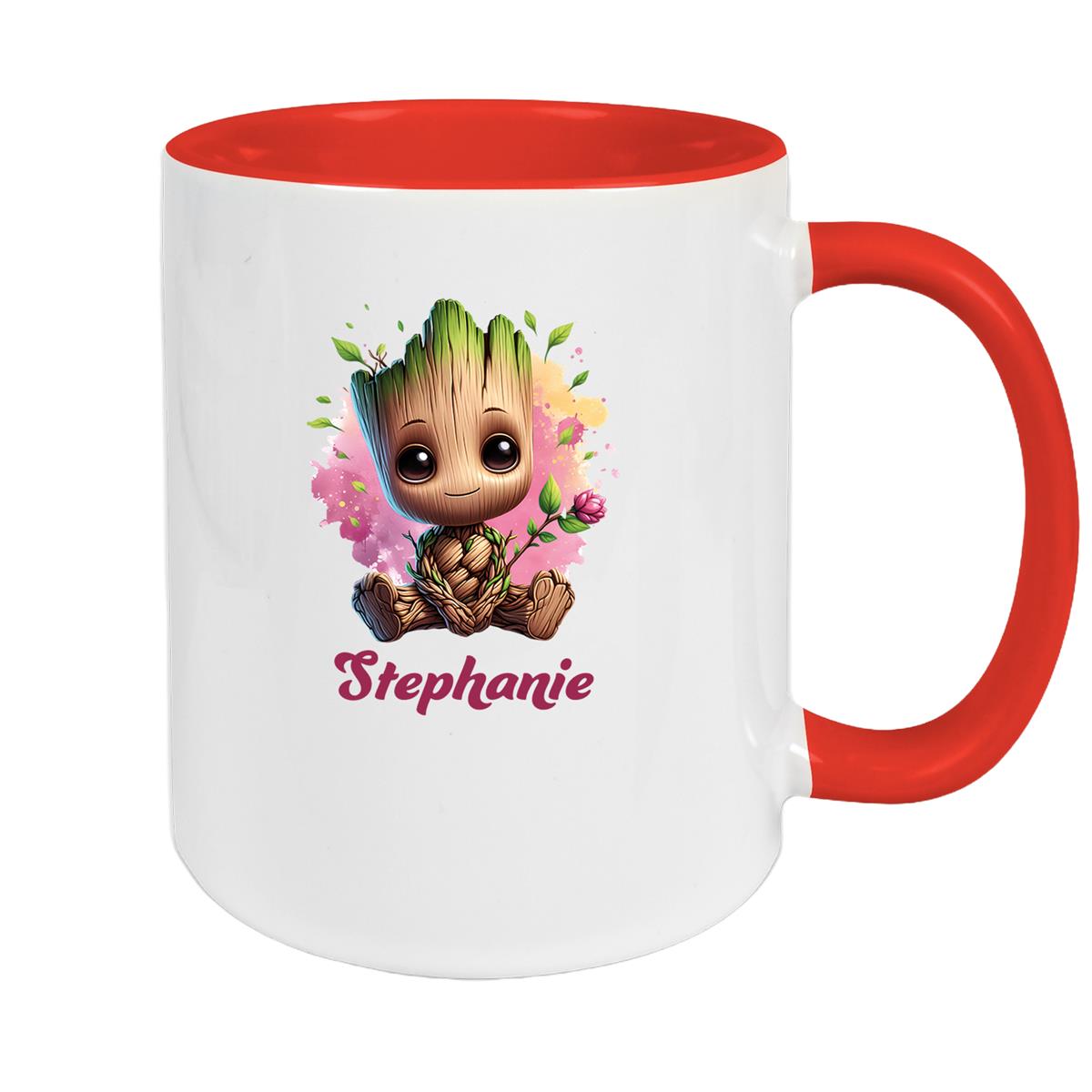 Tasse Baby-Groot 3 Wunschname Keramik Kinderbecher personalisiert versch. Farben