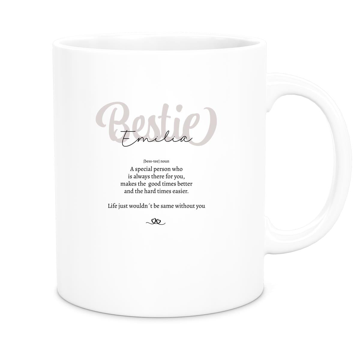 MUCKKI-PRO:a6c0facdae681442638dc3185fa90c3671daa336bbeb59f17eca4cb04a8c87e1:Tasse Wunschname Lieblings-Bestie 2 personalisiert Keramik versch. Farben