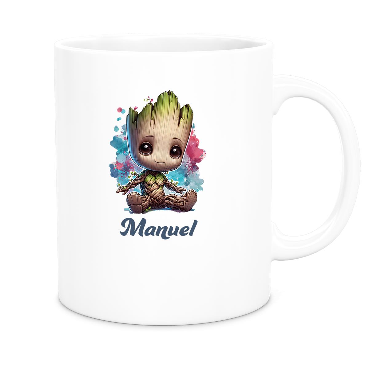 MUCKKI-PRO:33ec308ae027dfe1746ac044376307511e14765c6160fb3a5ed21ebaa8e7706d:Tasse Baby-Groot 1 Wunschname Keramik Kinderbecher personalisiert versch. Farben