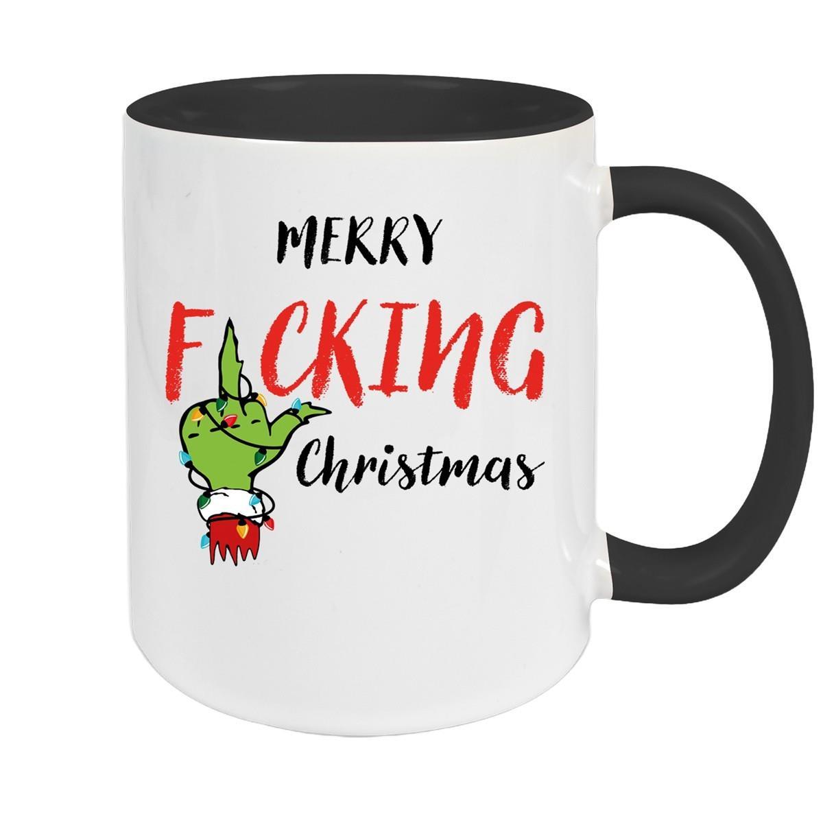 MUCKKI-PRO:1dc19f2c918dbdc5a9646779da0f211b61d7627f5911de6997a8368d9df306f9:Tasse Wunschname Weihnachten Grinch 7 Keramik Kinderbecher – Schwarz