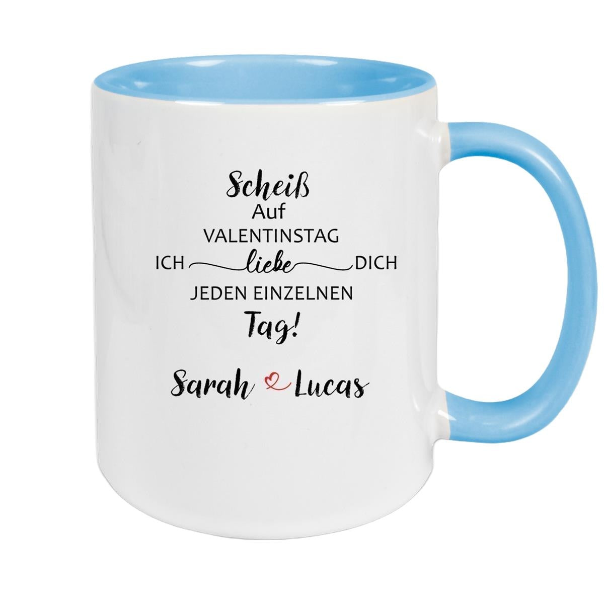 MUCKKI-PRO:adefe9a1bf165e54fdac99eaa257aaf2c9a7c7700e7a7c4f20438ba734b202bc:Tasse Spruch Valentinstag 23 Personalisiert Keramik – Hellblau