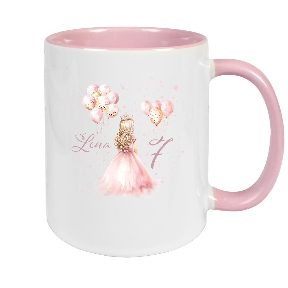MUCKKI-PRO:c97b5cc8e8115e73c9d109d8fc7c668a64f62c8aa9ee2155aebe60a752db22b6:Tasse Geburtstag Prinzessin 2 Wunschname Keramik Kinderbecher Personalisiert – Altrosa