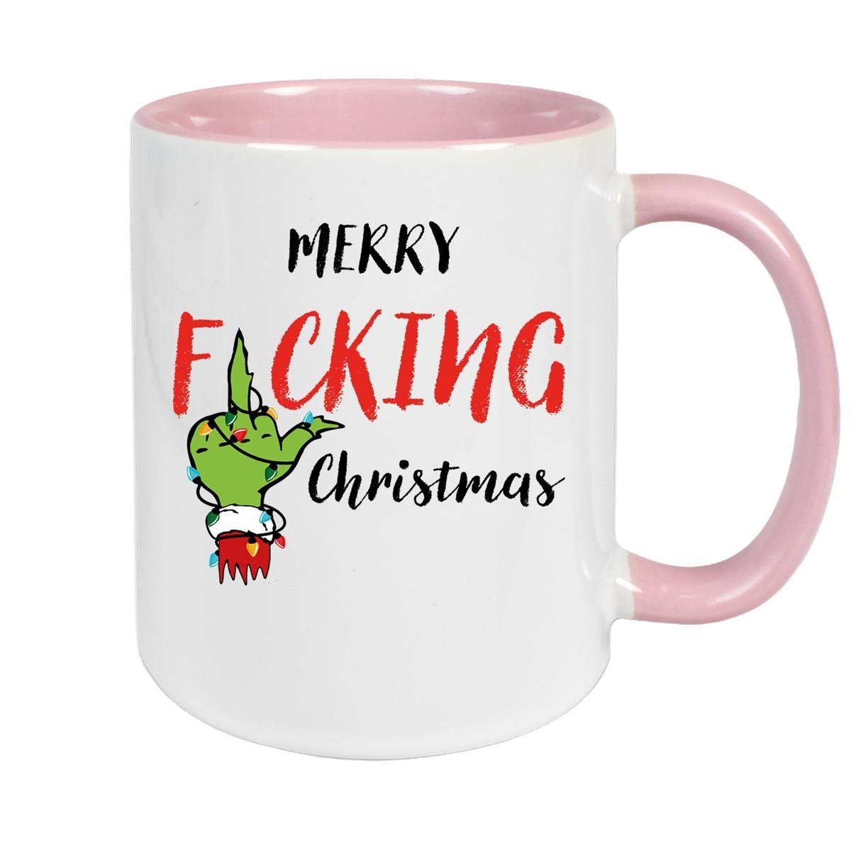MUCKKI-PRO:d1ece5fbecd0fbd6b9c228be79fad712d21843ba5180481bc175b393053b618f:Tasse Wunschname Weihnachten Grinch 7 Keramik Kinderbecher – Altrosa