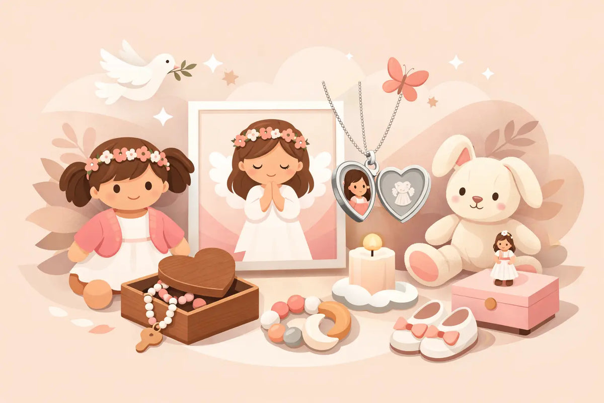 Personalisiertes Taufgeschenk für junge Mädchen