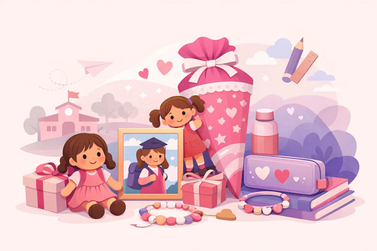 Geschenk Einschulung personalisiert Mädchen