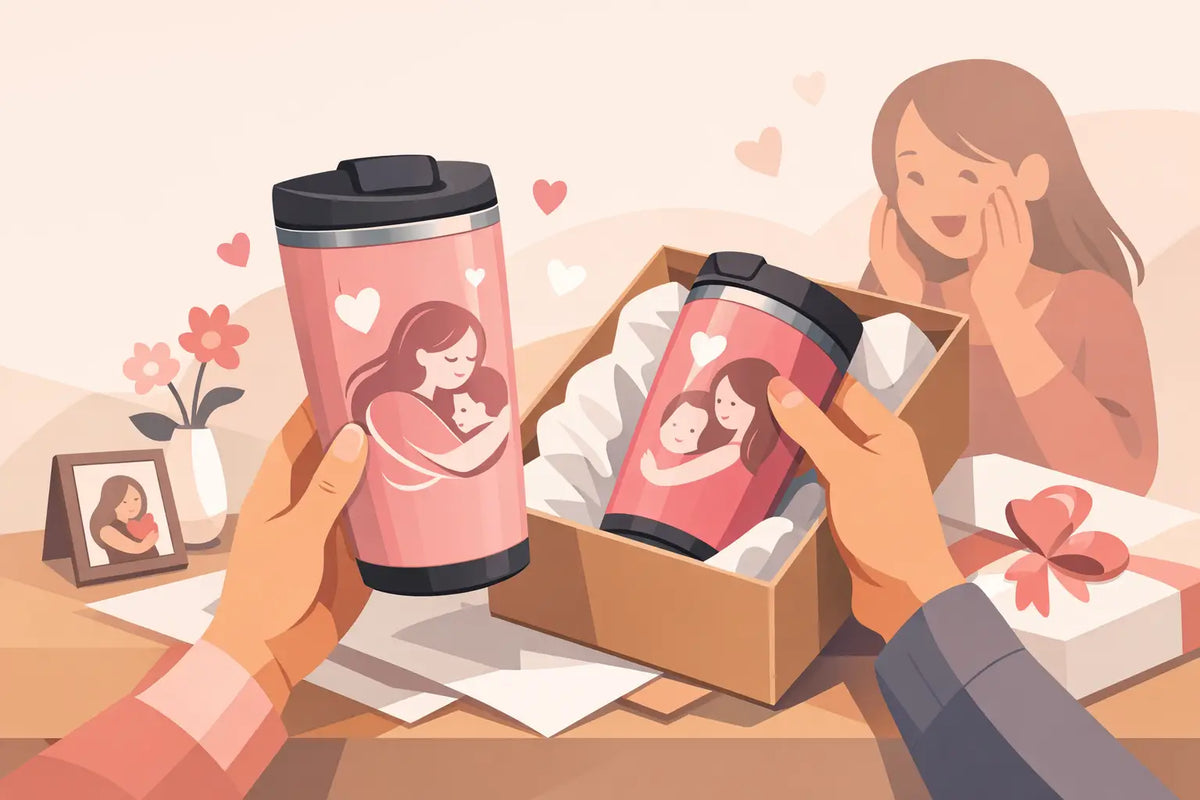 Thermobecher personalisiert für Mama schenken