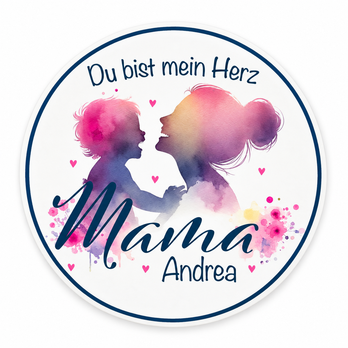 Tortenaufleger Muttertag 1 Personalisierbar (20cm)