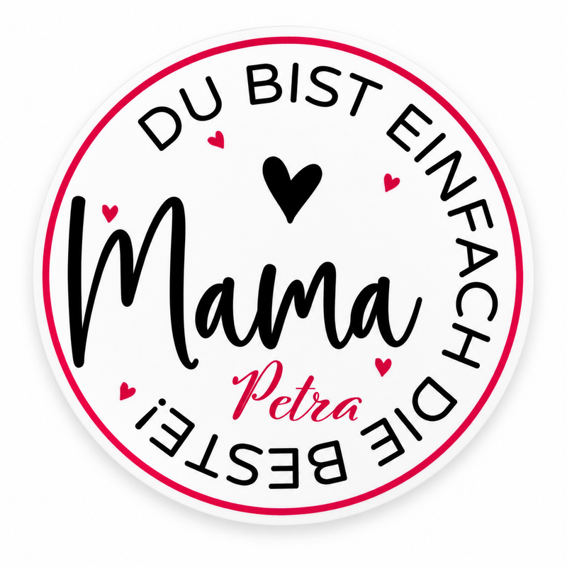 Tortenaufleger Muttertag 3 Personalisierbar (20cm)