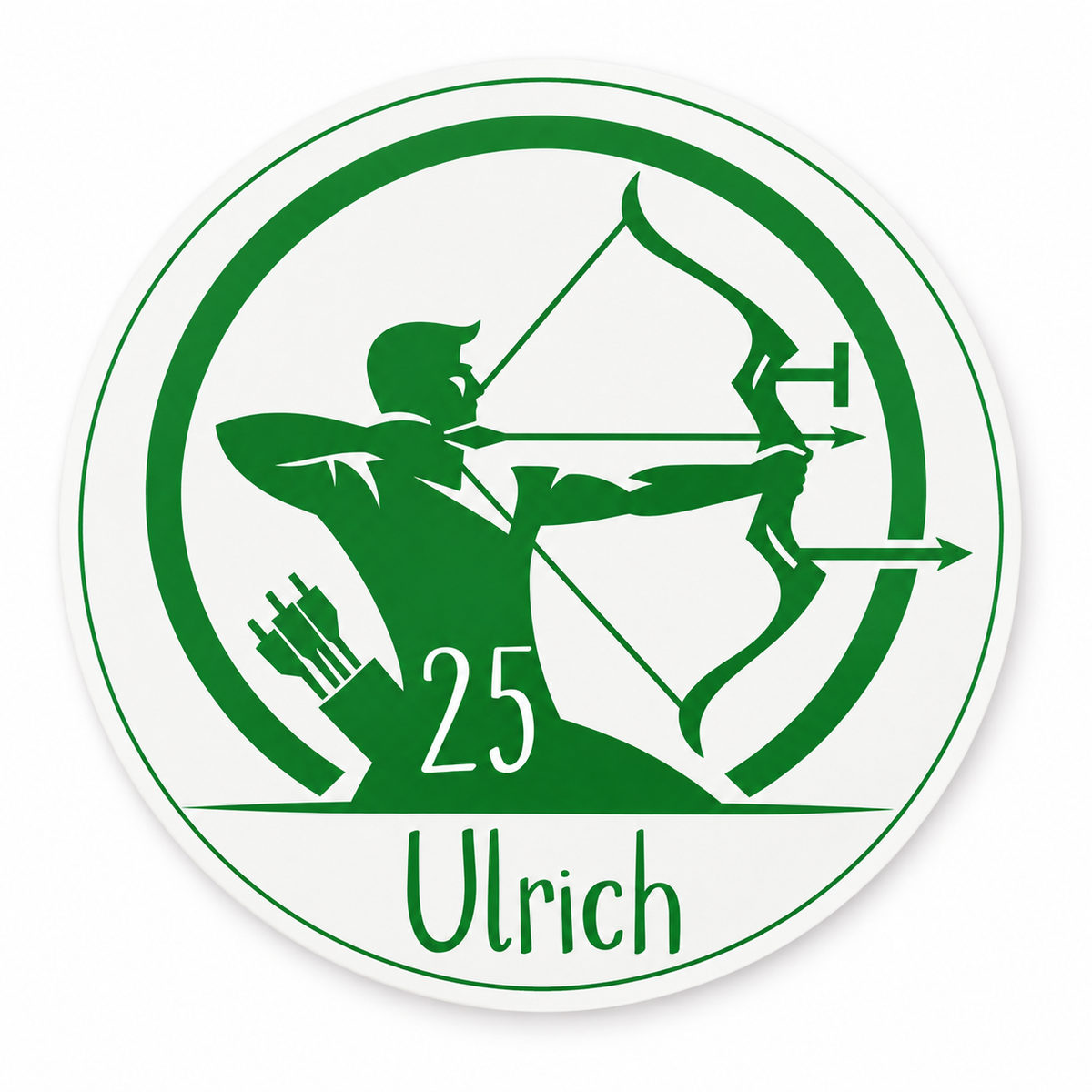 Tortenaufleger Geburtstag Archer 1 Name & Zahl (20cm) Fondant Papier