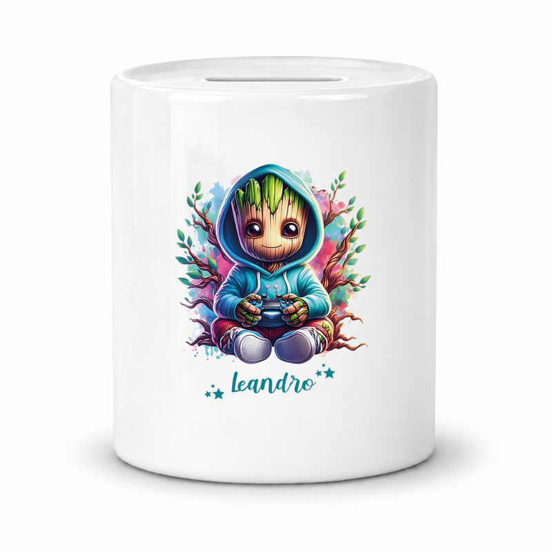 Spardose Groot 6 Wunschname personalisiert
