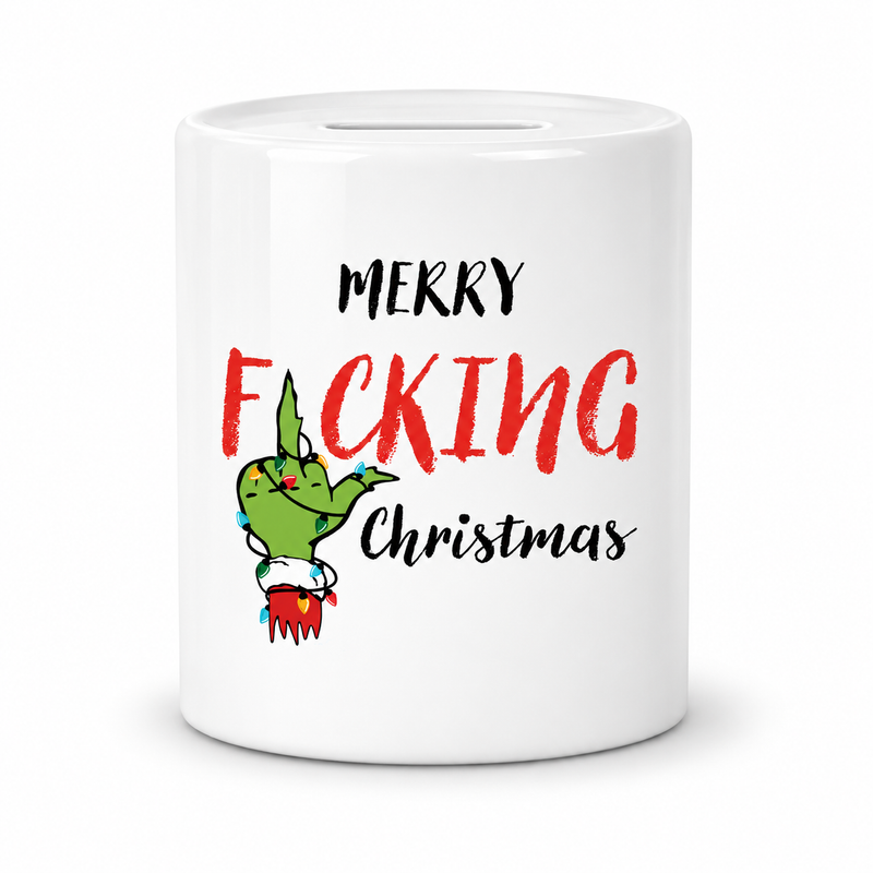 Spardose mit Wunschname Weihnachten Grinch 7 personalisiert