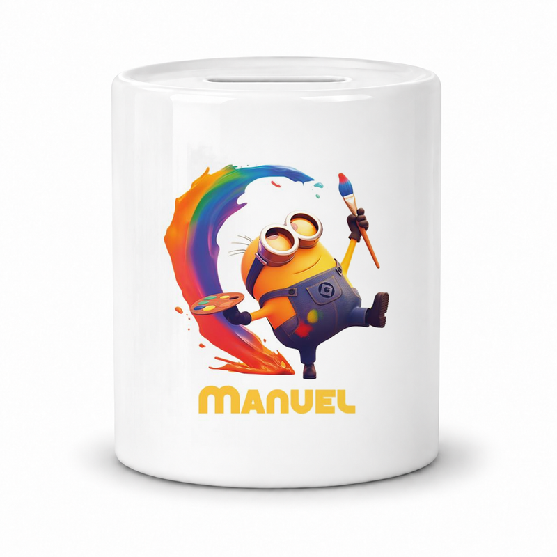 Spardose Minions Kinder Minion 4 Maler Wunschname personalisiert
