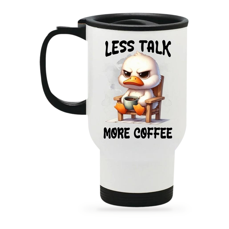 Edelstahl-Thermobecher mit Deckel Moore-Coffee 4 weiß