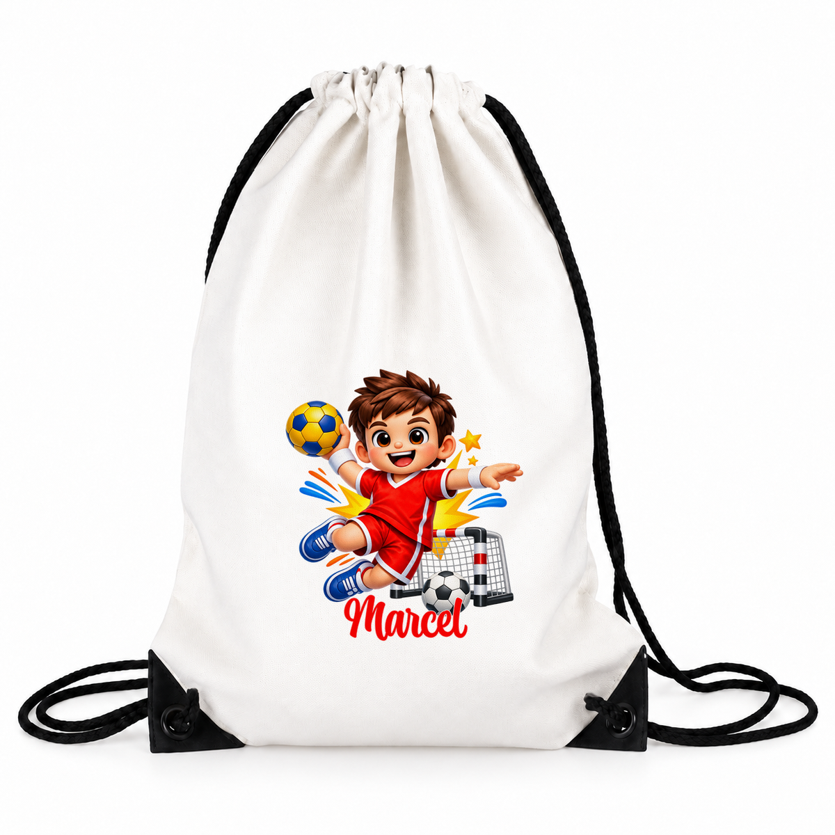 Turnbeutel Handball 1 mit Wunschname personalisiert