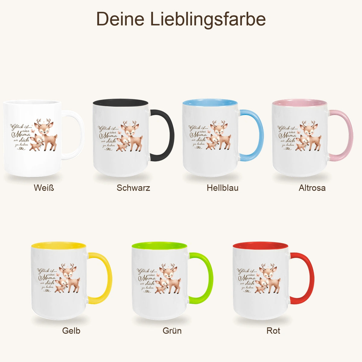 MUCKKI-PRO:37c7775705f4e4eb64c877e613dd66a4e45d72891b8019e3905efb24e018b841:Tasse Muttertag 7 Keramik versch. Farben
