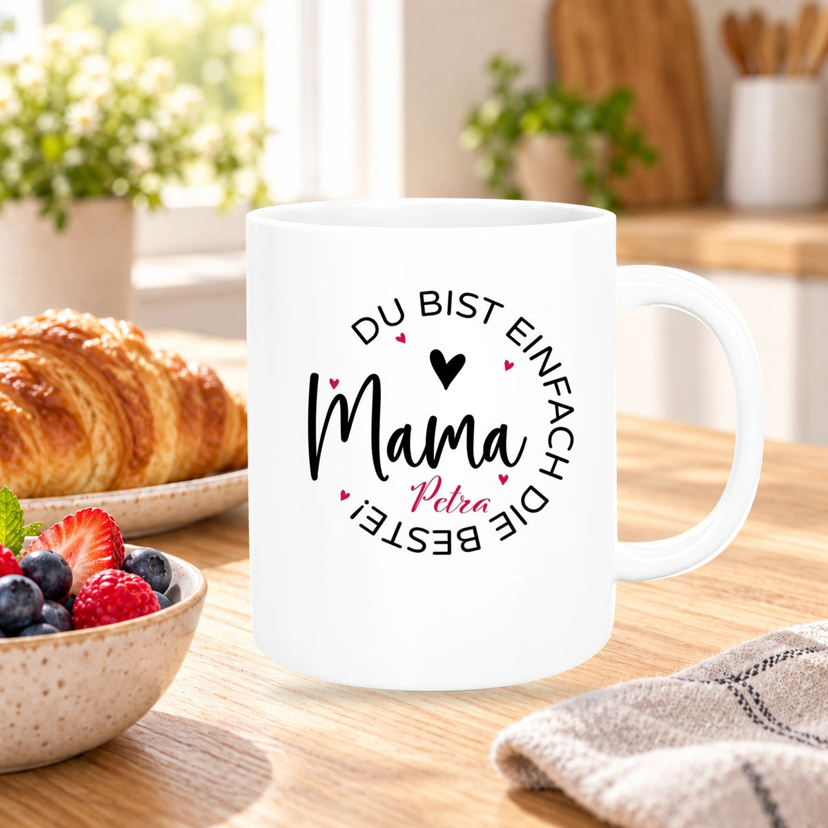 MUCKKI-PRO:a8f4cd025a41ad21807df9a60ac34b0321b4397eb170fa154c24c12b85624bc5:Tasse Muttertag 13 Wunschnamen Keramik Personalisiert versch. Farben