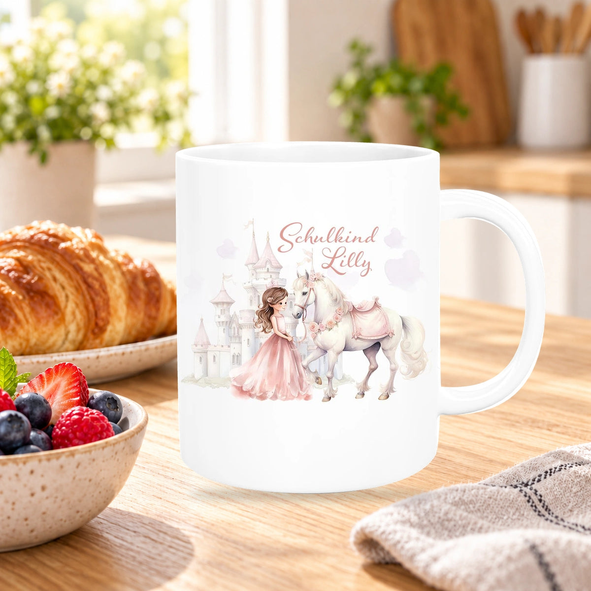 MUCKKI-PRO:eda8a055e5d5fefaa3cf9181f0607cf9b5ee7d0aabae369e911620eab09c9cd7:Tasse Kinder Prinzessin 1 Wunschname Keramik Kinderbecher personalisiert versch. Farben