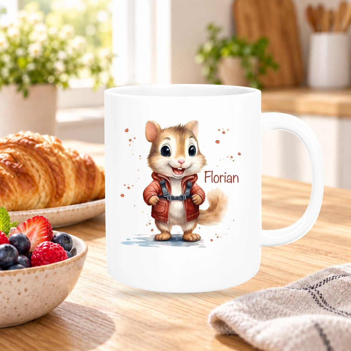 MUCKKI-PRO:af83c97bb4d06e471d6664939fcfd72e84cfaee224b54f6400eb3a4e736dd735:Tasse Wunschname Chipmunk 1 Keramik Kinderbecher personalisiert versch. Farben