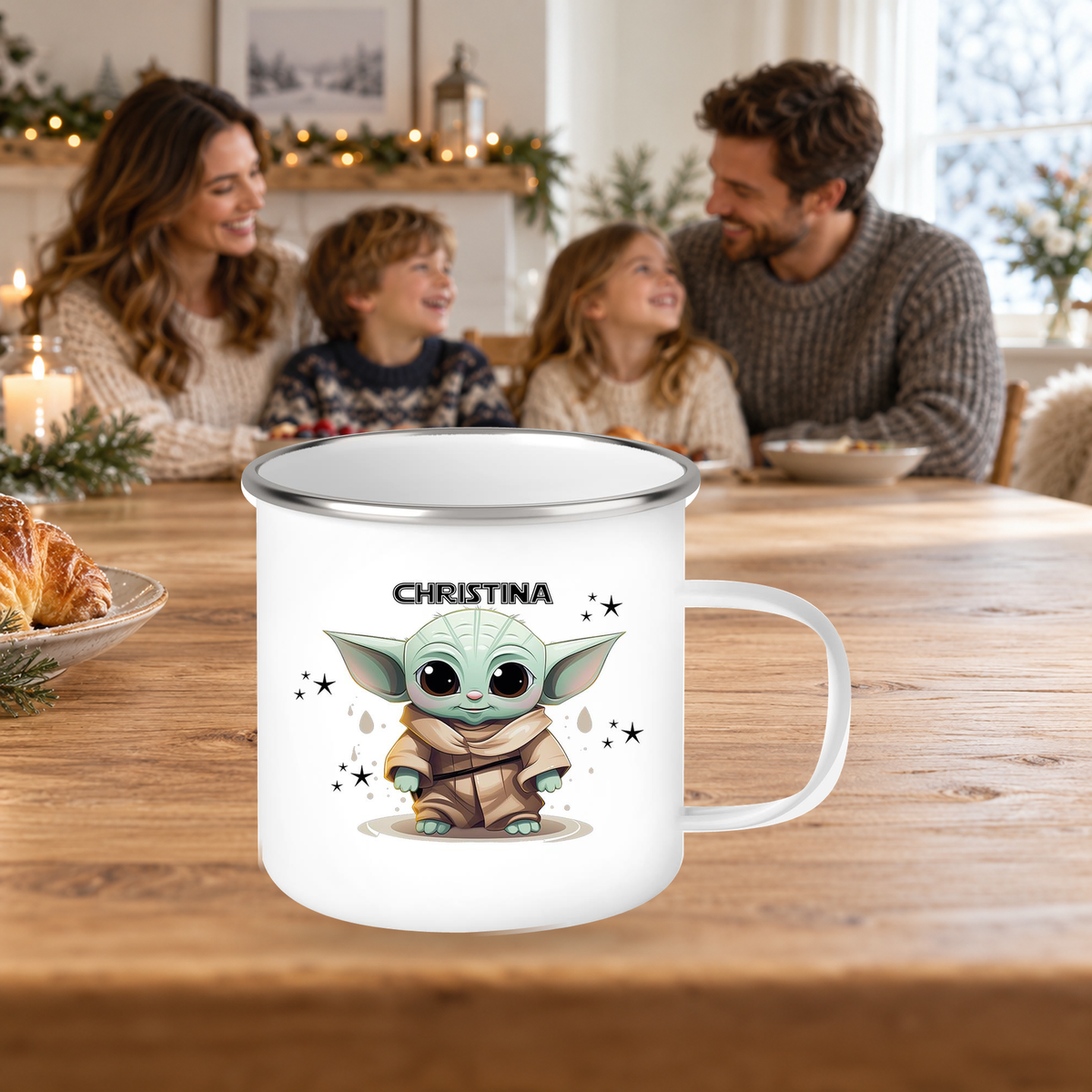 MUCKKI-PRO:ff5451341ef5a305c240aefbf01113ed06c970faf83f2ec425ea8d148f0d6b60:Tasse Wunschname Baby-Yoda 3 Emaille Kinderbecher personalisiert